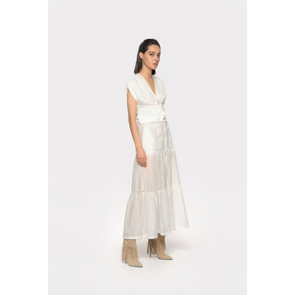 PINKO White Viscose Tops & T-Shirt