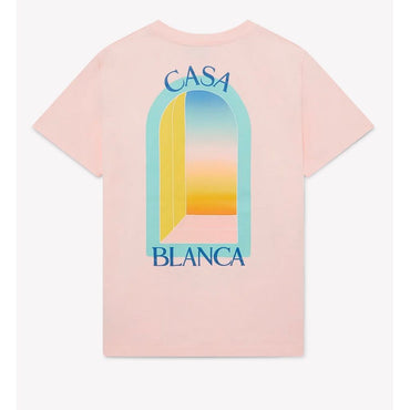 Casablanca Pink Cotton T-Shirt