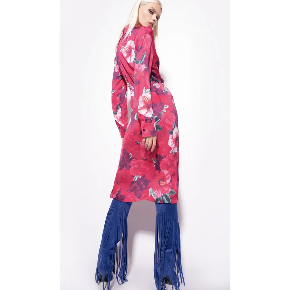 PINKO Fuchsia Viscose Dress