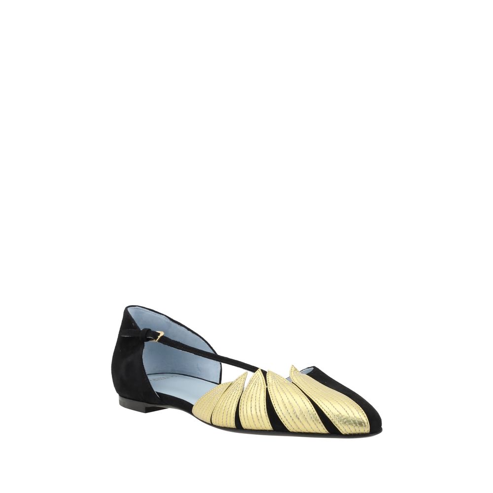 Valentino Garavani Ballerinas with leaf detail