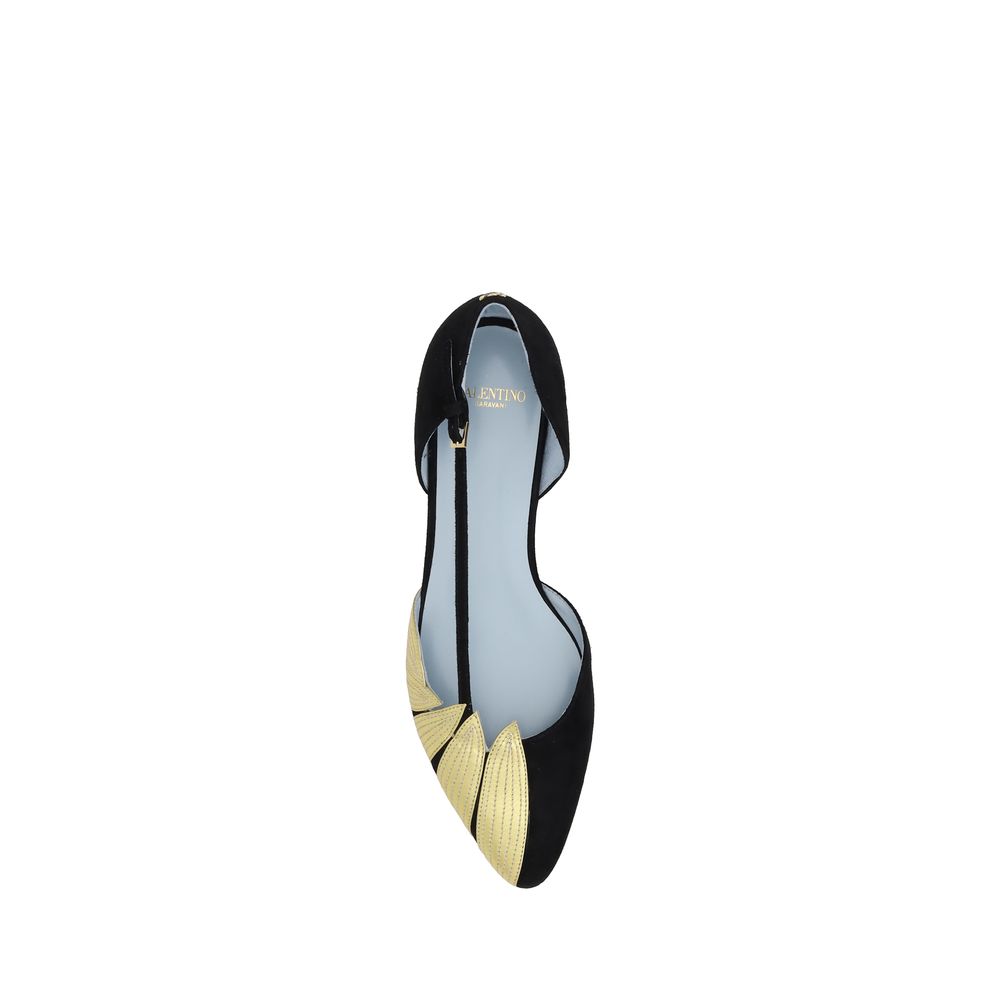 Valentino Garavani Ballerinas with leaf detail