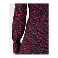 PINKO Black Polyester Dress