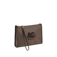 Etro Pouch bag with Pegaso detail