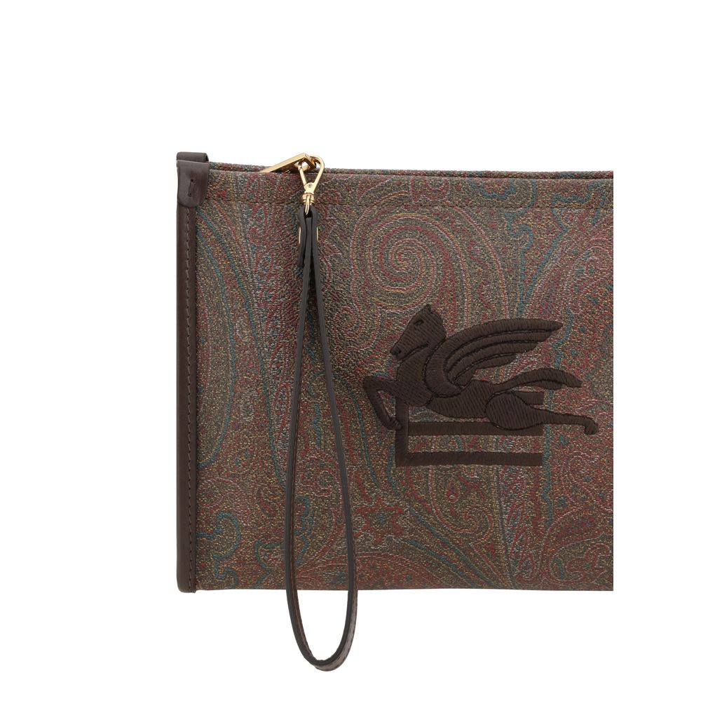 Etro Pouch bag with Pegaso detail