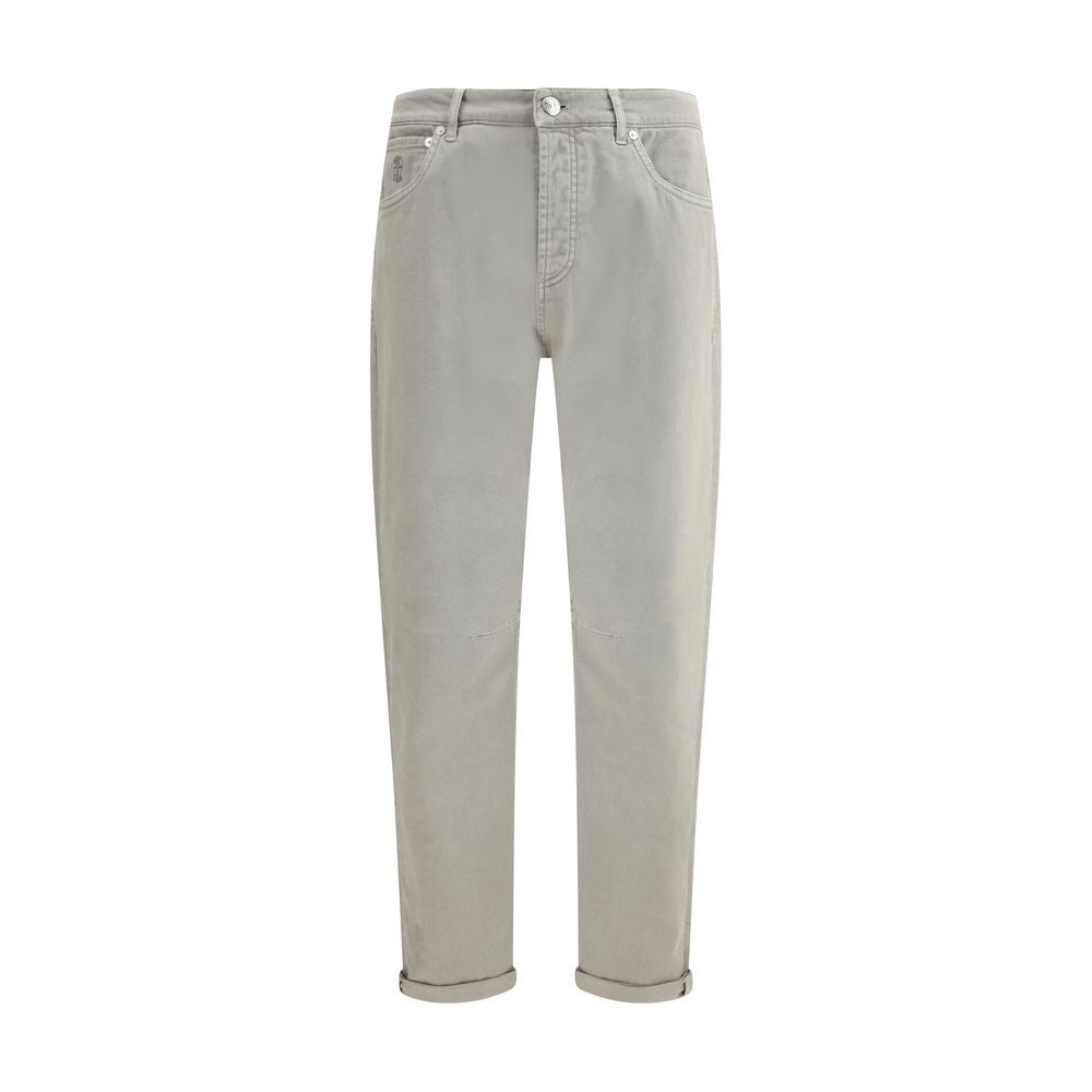 Brunello Cucinelli Pants with turn-up hem