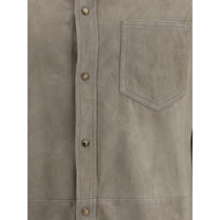 Brunello Cucinelli Suede Shirt
