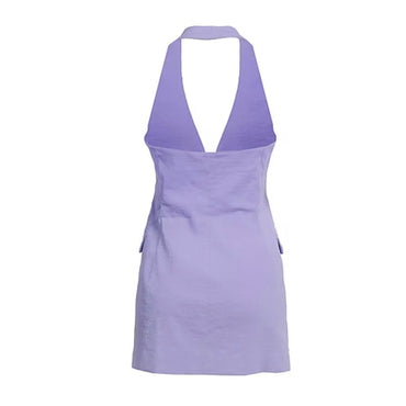 PINKO Purple Linen Dress