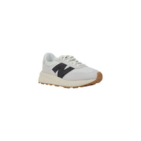 New Balance White Suede Leather Sneaker