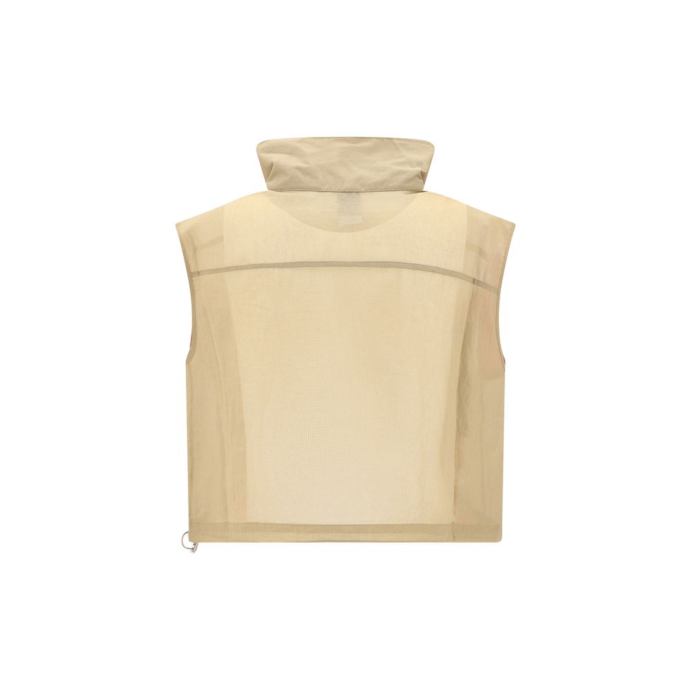PINKO Cropped Gilet Jacket