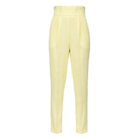 PINKO Yellow Polyester Jeans & Pant