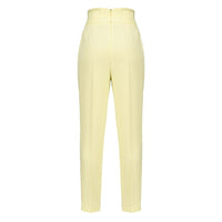 PINKO Yellow Polyester Jeans & Pant