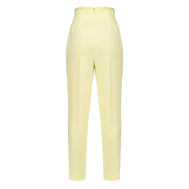 PINKO Yellow Polyester Jeans & Pant