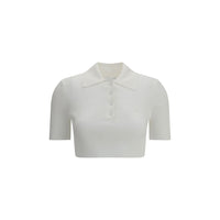Courrėges Cropped Polo Shirt