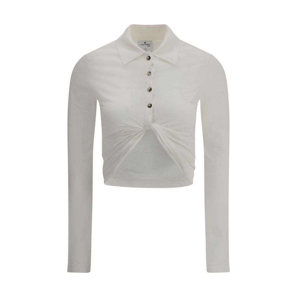 Courrėges Courrèges Polo with twisted detail