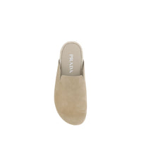 Prada Suede leather Sabots