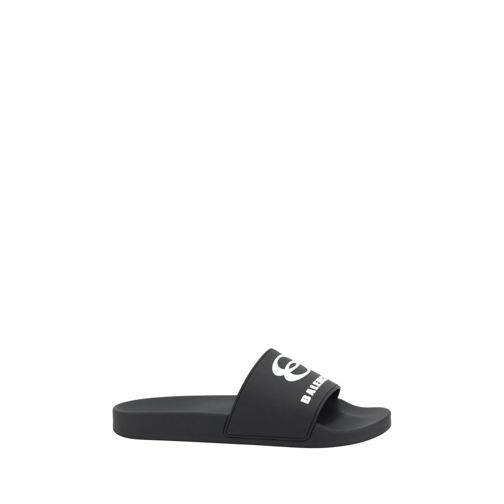 Balenciaga Logo Slippers