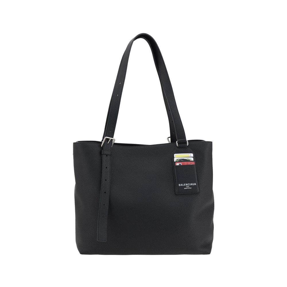Balenciaga Card detail Shoulder Bag -mens-black