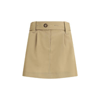Moncler Cotton gabardine Miniskirt