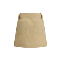 Moncler Cotton gabardine Miniskirt