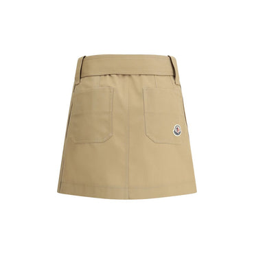 Moncler Cotton gabardine Miniskirt