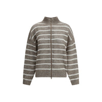 Brunello Cucinelli Open knit design Cardigan with sequins