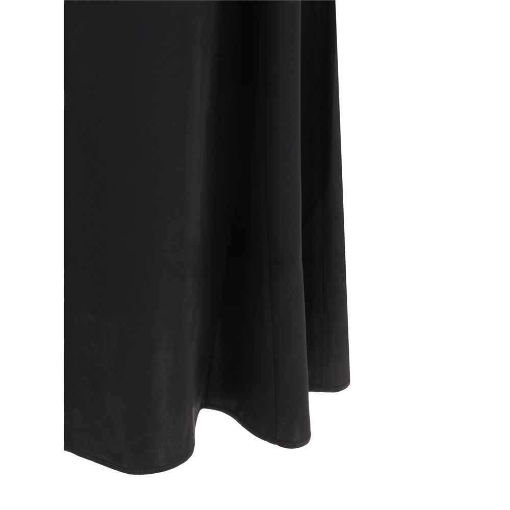 Ganni Satin Long Dress