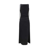 Ganni Satin Long Dress