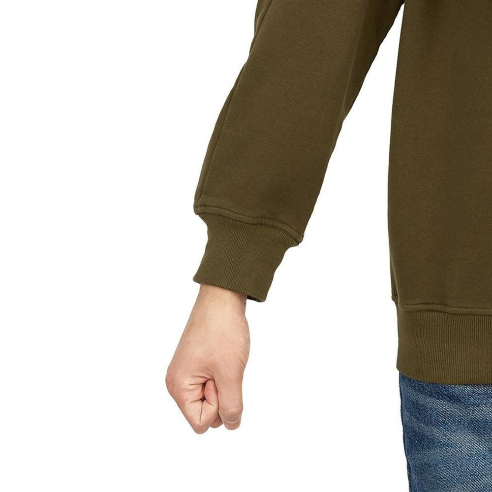 Stone Island Green Cotton Sweater