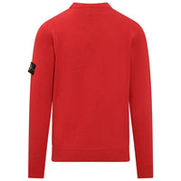 Stone Island Red Wool Sweater