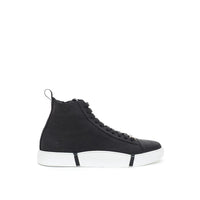 Roberto Cavalli Black Suede Leather Sneaker