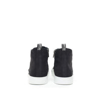 Roberto Cavalli Black Suede Leather Sneaker