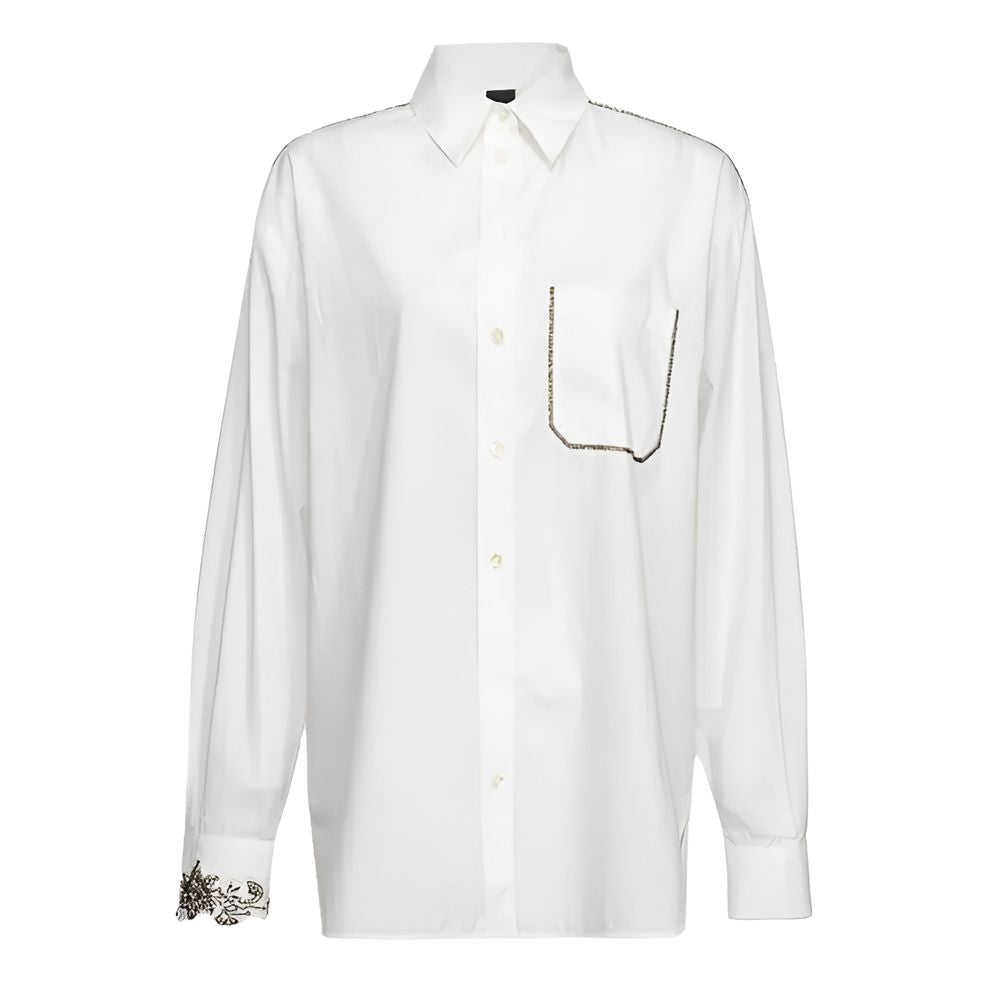 PINKO White Cotton Shirt
