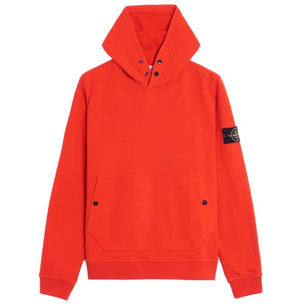 Stone Island Red Cotton Sweater