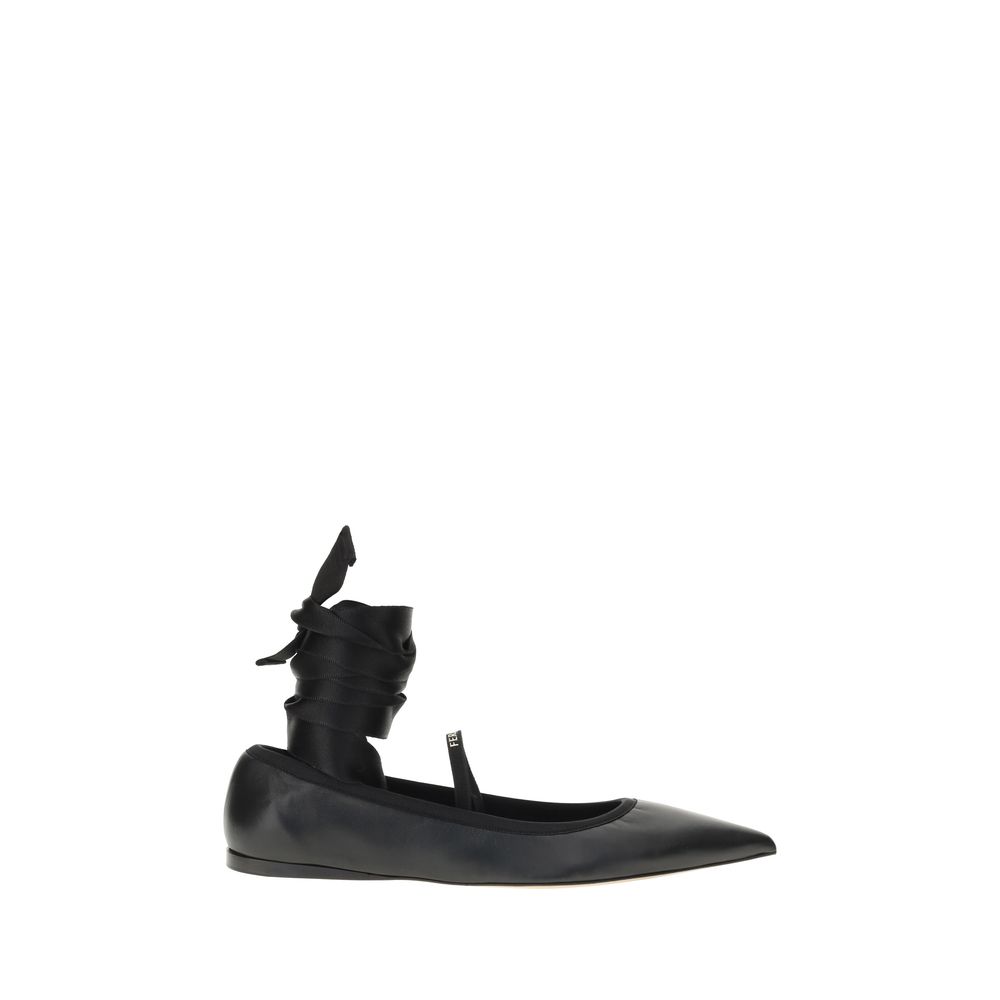 Ferragamo Ballerinas with ribbon