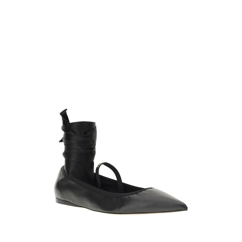 Ferragamo Ballerinas with ribbon