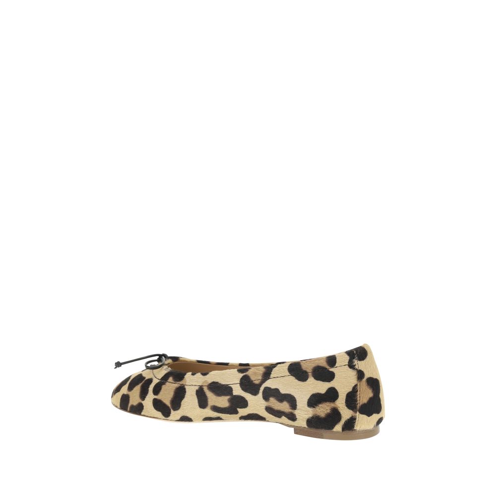Francesco Russo Leopard-print Ballerinas