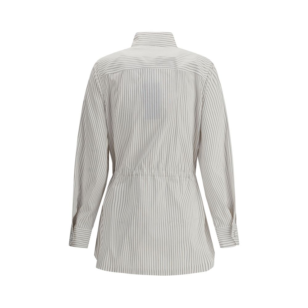 Fendi Striped Shirt Jacket