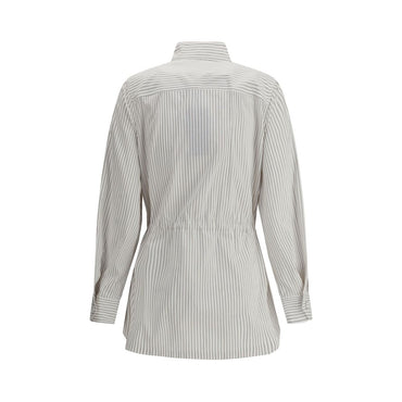 Fendi Striped Shirt Jacket