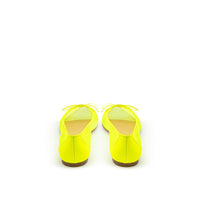 Christian Louboutin Sunshine Yellow Mesh Flat Elegance