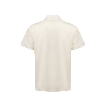 Fendi White Cotton Polo Shirt