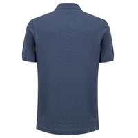 Dunhill Blue Cotton Polo Shirt