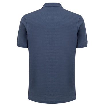 Dunhill Blue Cotton Polo Shirt