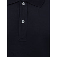 Dunhill Blue Cotton Polo Shirt