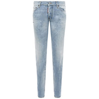 Dsquared² Light Blue Cotton Jeans & Pant