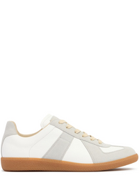 Maison Margiela Low Replica Leather And Suede Sneakers
