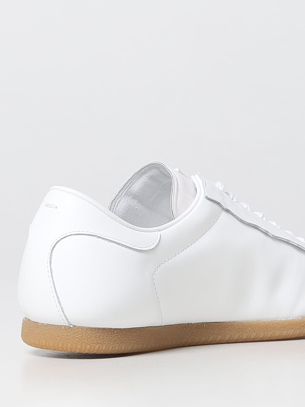 Maison Margiela Low Replica Leather And Suede Sneakers
