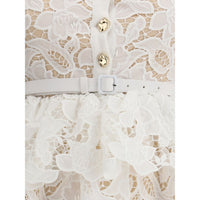Self-Portrait Lace mini Dress