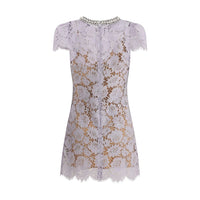 Self-Portrait Lace mini Dress
