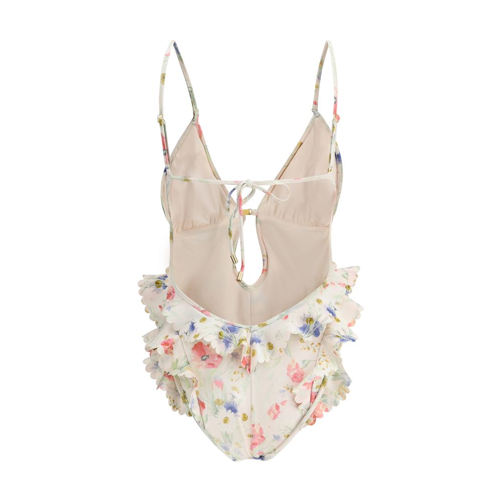 Zimmermann Lucky Waterfall Swimsuit