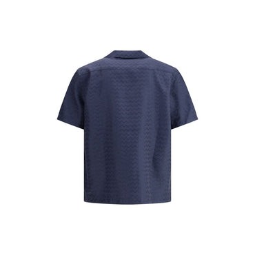 Missoni Bowling Shirt with shiny ZigZag pattern